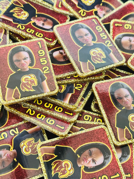 Huston-Tillotson HBCU Doll Mag Safe Pop Socket