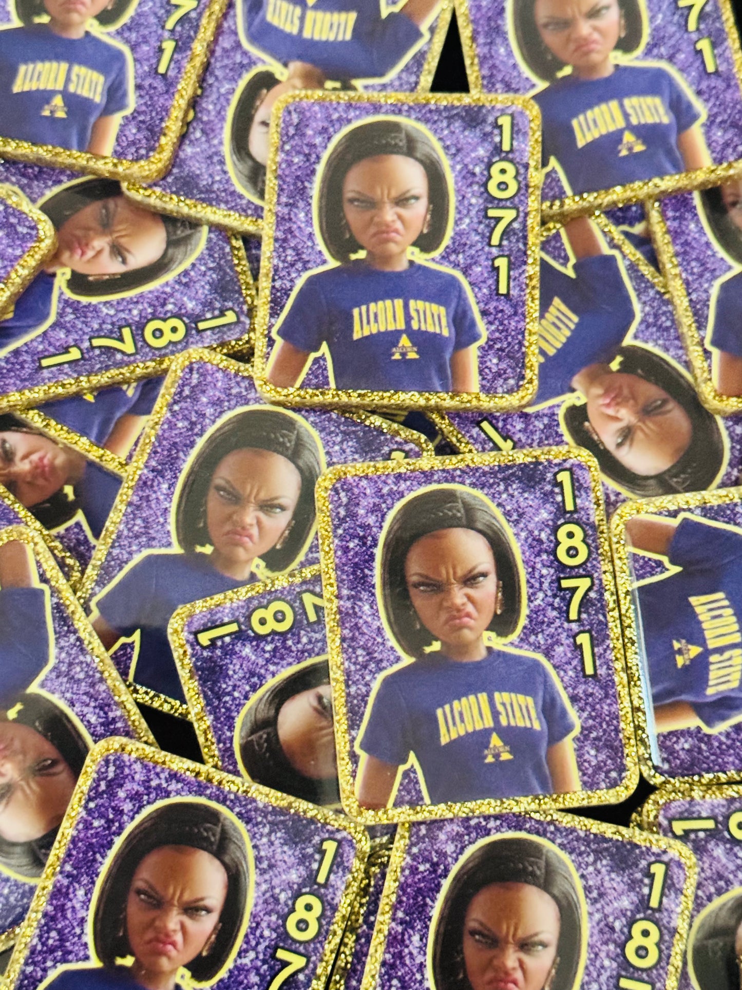 Alcorn State HBCU Doll Mag Safe Pop Socket