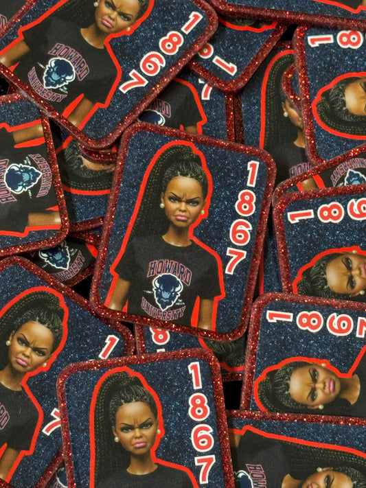 Howard HBCU Doll Mag Safe Pop Socket