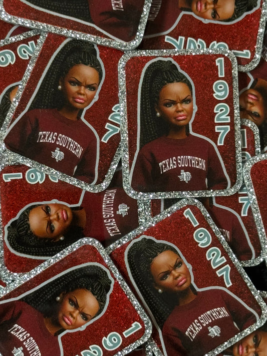 Texas Southern HBCU Doll Mag Safe Pop Socket