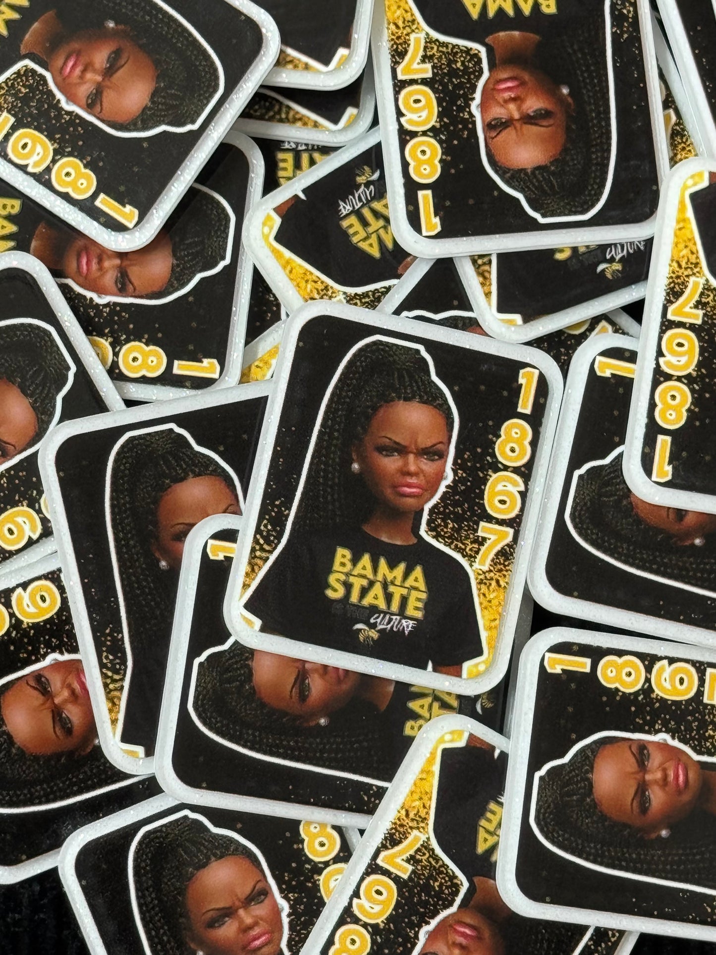 Alabama State HBCU Doll Mag Safe Pop Socket
